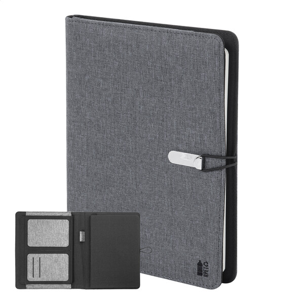 Porte-documents en RPET Shepherd A5 - Gris