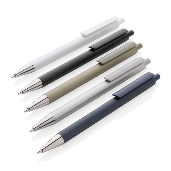 Stylo en aluminium recyclé certifié RCS Amisk - Bleu