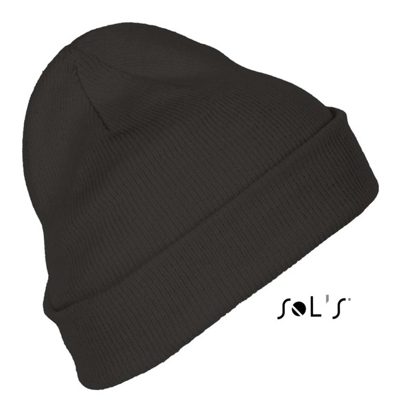 Sol's Pittsburgh - Solid-Colour Beanie With Cuffed Design - Dark Grey