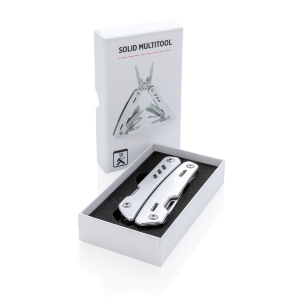 Xd Collection 12-funkcijsko večnamensko orodje, ohišje iz aluminija - Silver