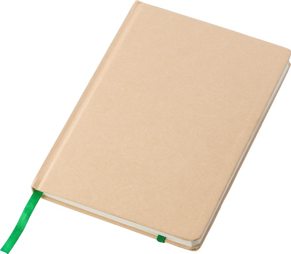 Notitieboek Gianni | Gerecycled karton | A5 | Gelinieerd - wit