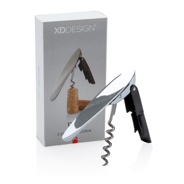 XD Design Eon corkscrew, 2 step, zinc alloy
