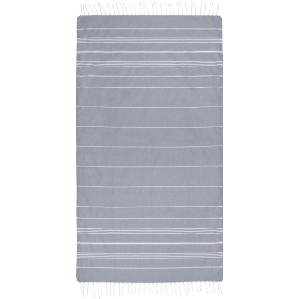 Anna 150 g/m² Hammam Baumwollhandtuch 100 × 180 cm - grau
