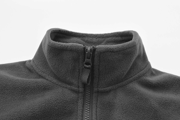 Sol's Norman Men - απλό μπουφάν Fleece - Black / XL