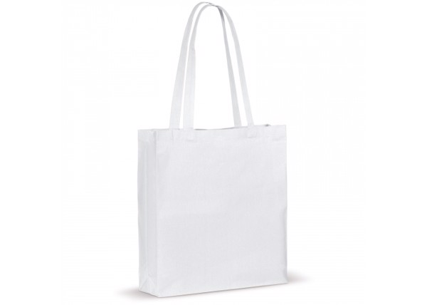 Shoulder bag cotton OEKO-TEX® 140g/m² 38x10x42cm - White