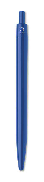 Stylo à bille en ABS recyclé Ampla - Bleu Royal