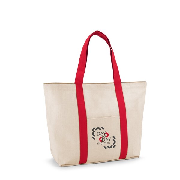VILLE. Platnena torba 100% pamučna (280 g/m²) - Light Natural