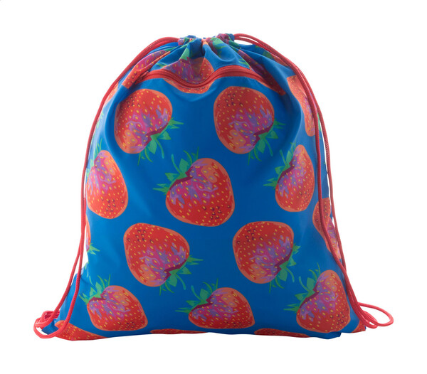 Sac piscine CreaDraw Zip - Rouge / Blanc