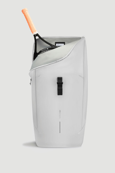 Voděodolný batoh Urban s klopou - Off White / Černá