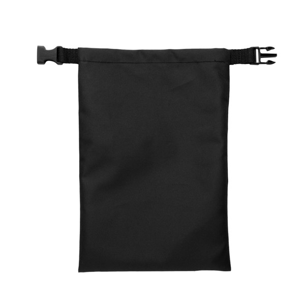 Snackstrap  AWARE™ RPET– skladateľná desiatová taška 30x20CM - Čierna