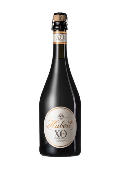 Hubert XO brandy dosage Extra Dry v darčekovom balení