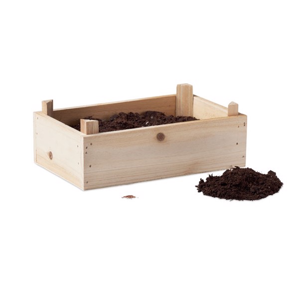 Tomato growing kit,wood crate,205x130x75mm