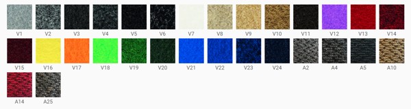 Mat with print, for indoor and outdoor covered areas