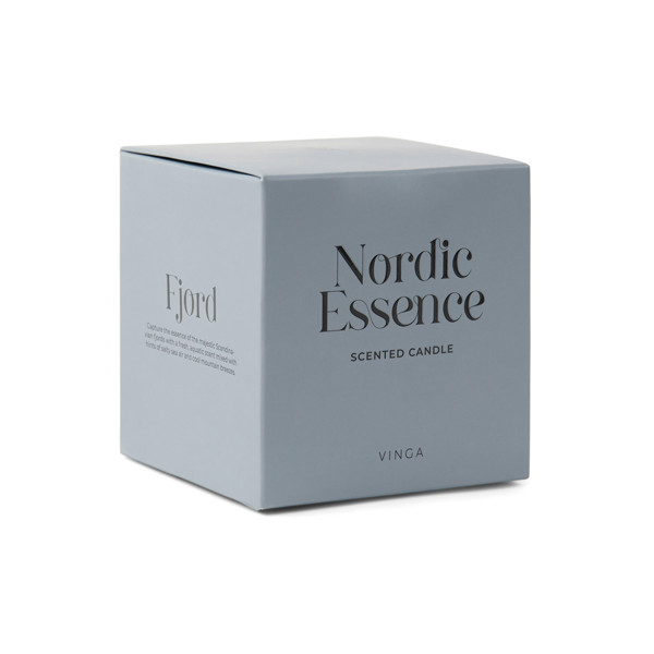 Nordic essence scented candle small - Blue / Dark Brown