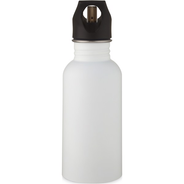 Garrafa desportiva de 500 ml de aço inoxidável "Lexi" - Branco