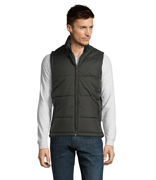 WARM colete acolchado 210T - Cinzento-Carvão3XL