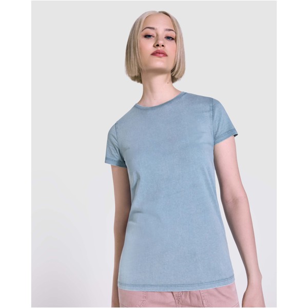 T-shirt a maniche corte da donna da 180 g/m² Fiyi - Arancione chiaro / XL