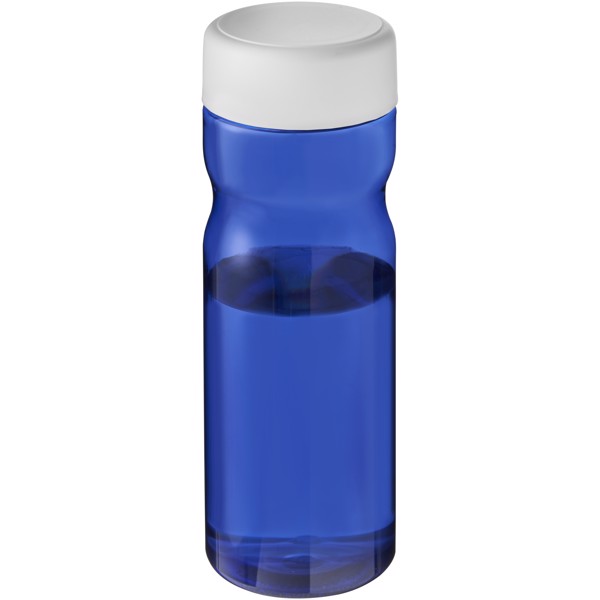 Bouteille H2O Active® Eco Base 650ml avec couvercle vissé - Bleu / Blanc