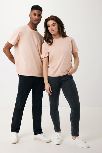 Iqoniq Teide recycled cotton t-shirt - Peach Nectar / L