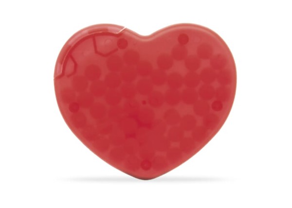 Mint dispenser heart - Frosted Red