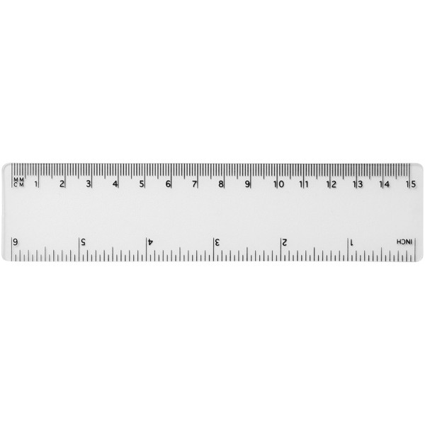 Righello Rothko da 15 cm in plastica - Trasparente