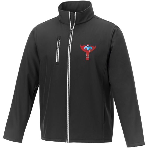 Orion men's softshell jacket - Solid Black / XL