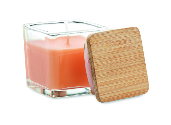 Bougie parfumée carrée 50gr Pila - Orange