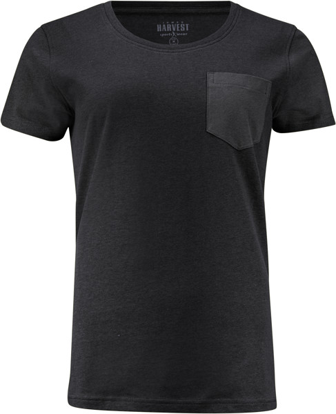 Ladies' T-Shirt "Two-Tone" James Harvest | Walcott T-Shirt Women - Black / XXL