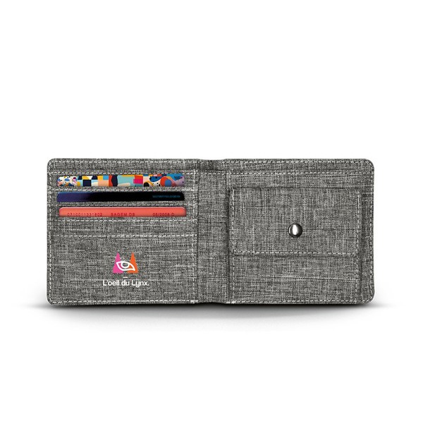 PORTE-MONNAIE PORTE CARTE DE CREDIT AVEC STOP RFID