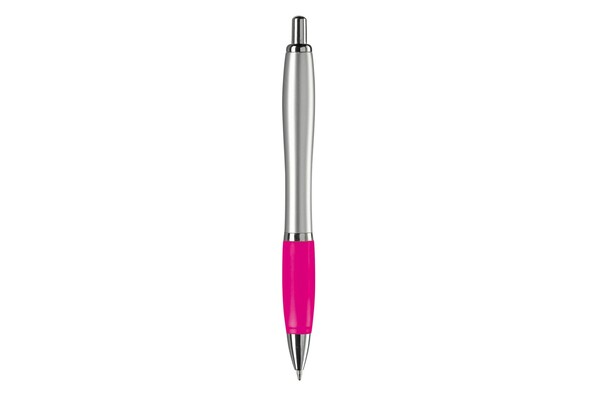 Ball pen Hawaï silver - Silver / Dark pink