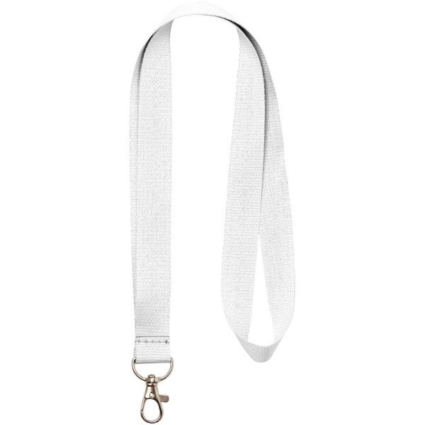 Impey lanyard with convenient hook - White