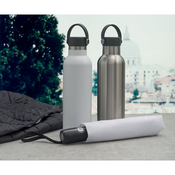 Boali insulated bottle 700 ml, recycled steel - White