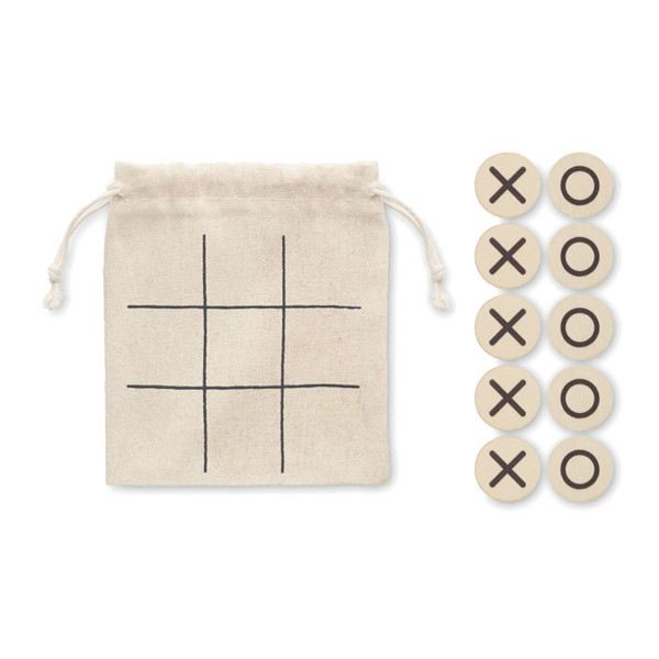 Wooden tic tac toe Topos