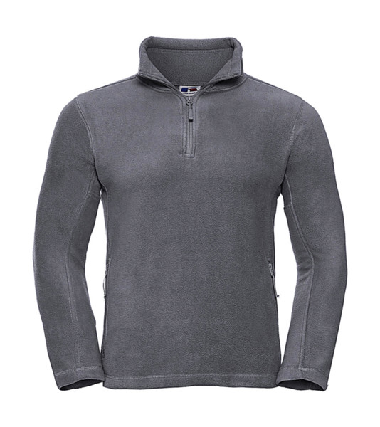 Quarter Zip Outdoor Fleece - Black / XS