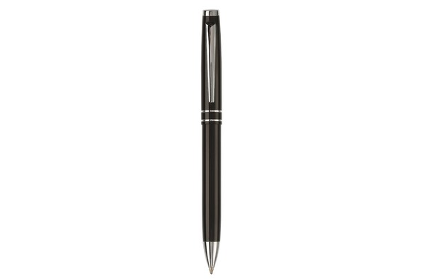 Ball pen metal 2 stripes - Black