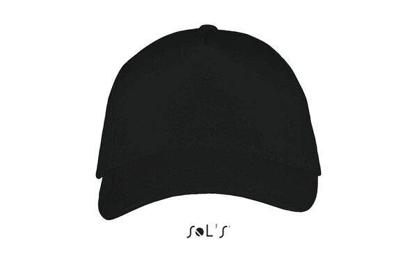 LONG BEACH FIVE PANEL CAP - BlackM