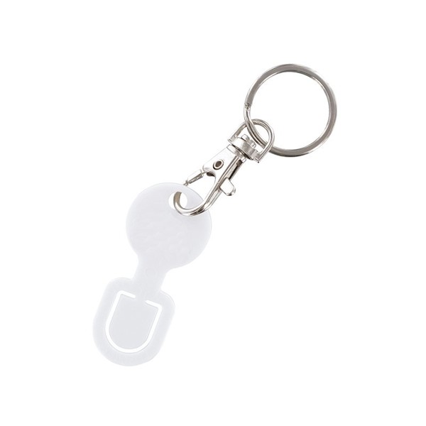 SMALL SNAP HOOK CARABINER KEY-RING WITH 'CLIPCOURSE'