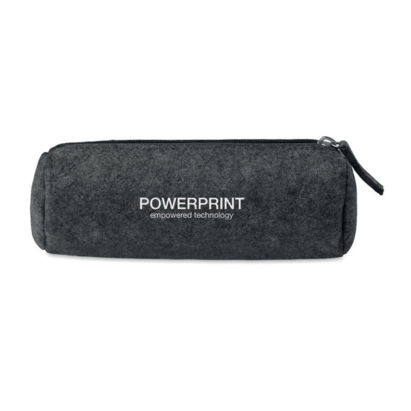 Felt zippered pencil case Penlo - Stone Grey