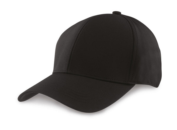 Fitted Cap Softshell - Black / ONE SIZE