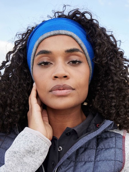 Reversible Headband - Black / Grey Heather