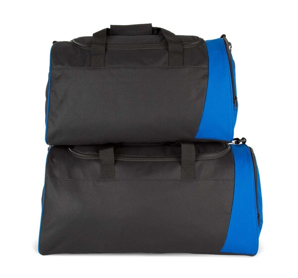 Bicolor Sport Bag - Forest Green / Light Grey / M