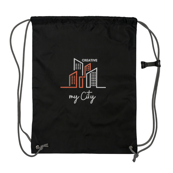 Arena drawstring backpack - Black