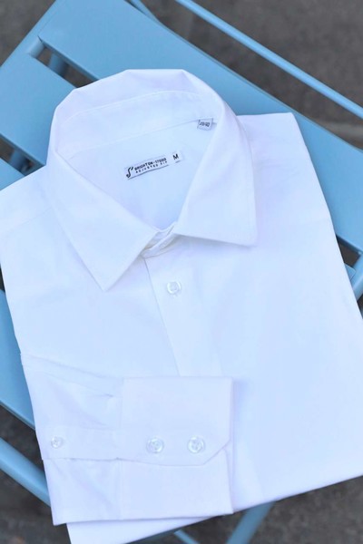 Sol's Brighton - Long Sleeve Stretch Men's Shirt - White / M