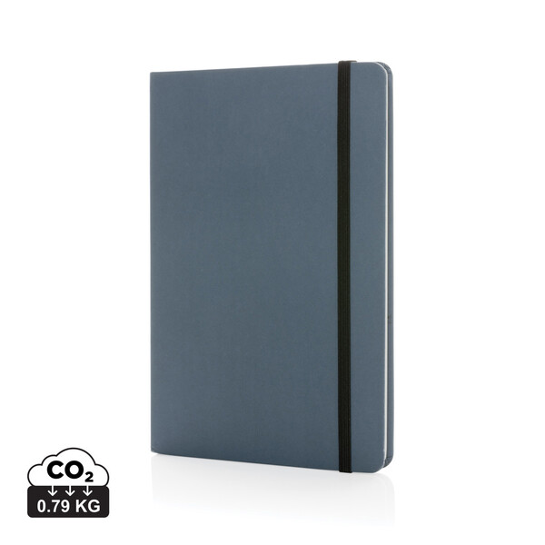 Cahier A5 en kraft recyclé et papier de pierre Craftstone - Bleu