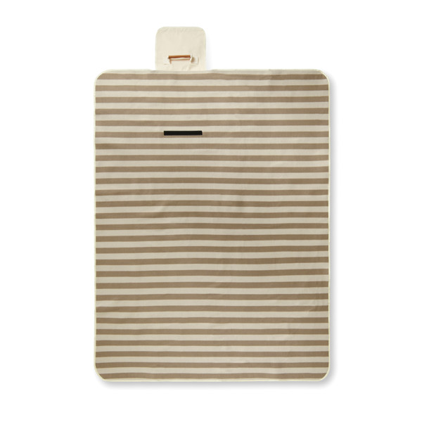 VINGA Alba GRS RPET picnic blanket medium - Brown