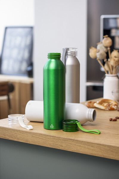 Recycled Aluminium Bottle Ralusip - White