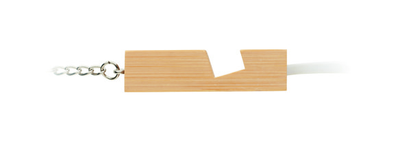 Porta-chaves suporte em bambu Clauerc