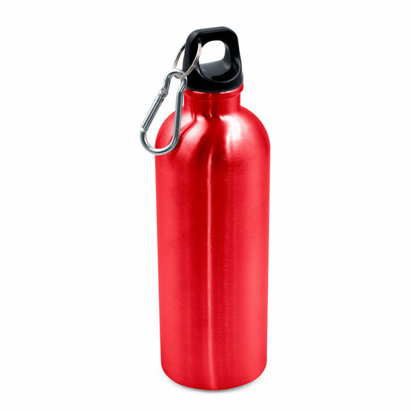 Sports bottle 500 ml with carabiner clip | Brenda - red
