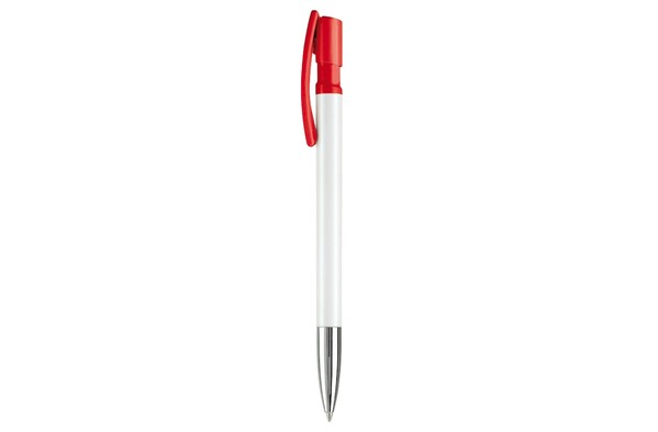 Nash ball pen metal tip hardcolour - White / Red