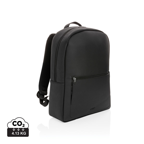 Swiss Peak deluxe PU laptop backpack PVC free